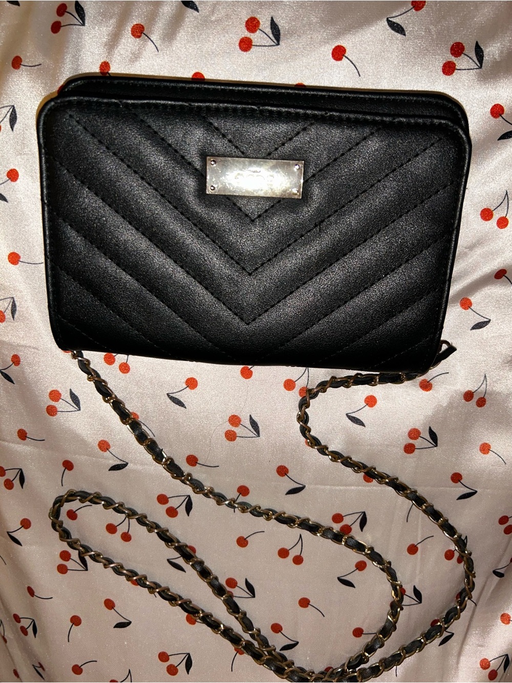 Preloved French Connection Quilted Crossbody Bag